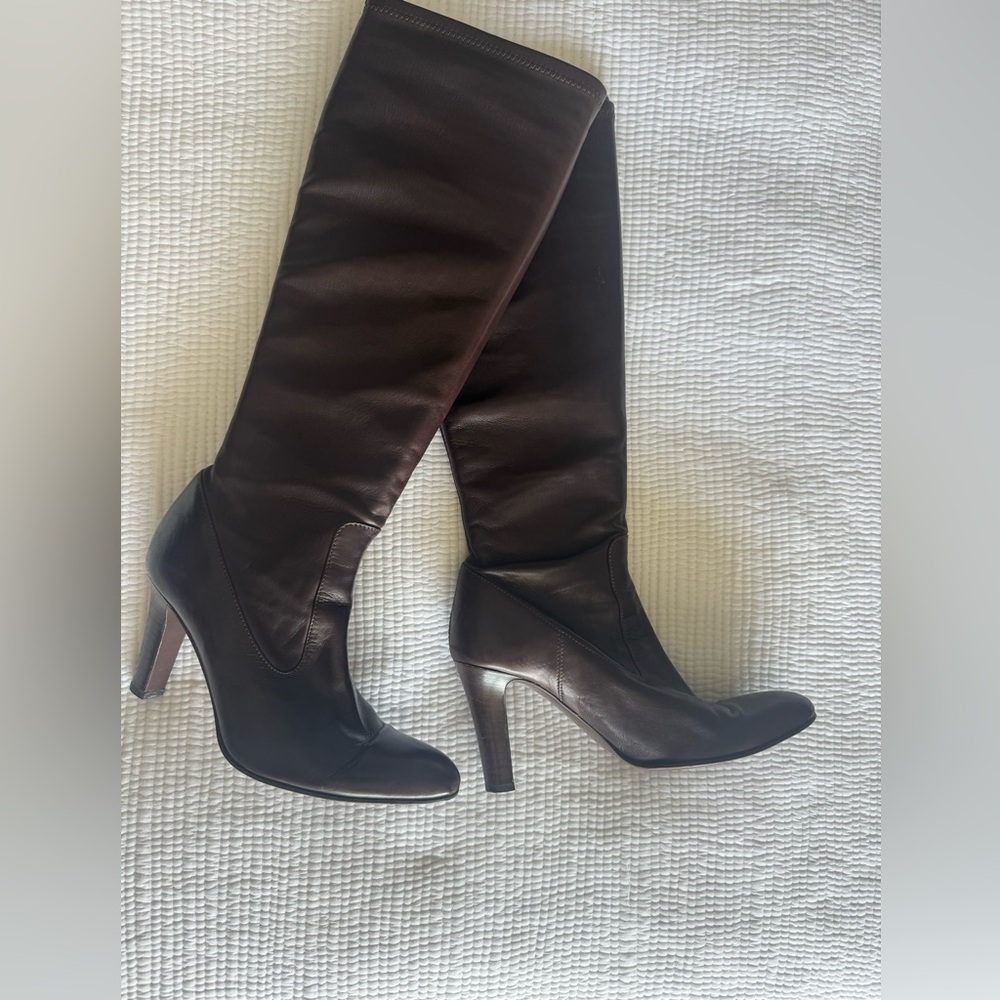 Cole Haan Dark Brown Heeled Boots